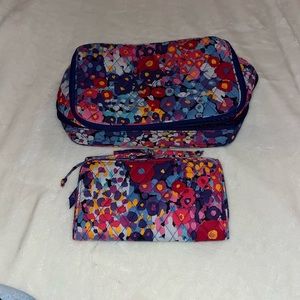 Floral toiletry bag